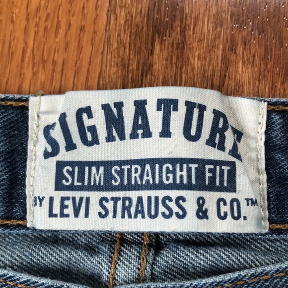 Signature Slim Straight Fit 🤠 Levi Strauss & Co. Jeans Broken In - Picture 4 of 11